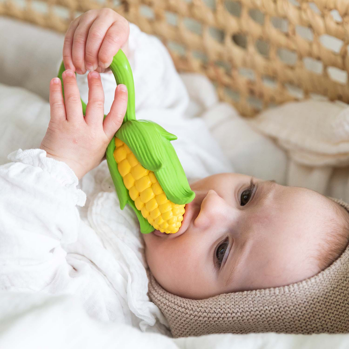 Corn Rattle Toy - Oli & Carol