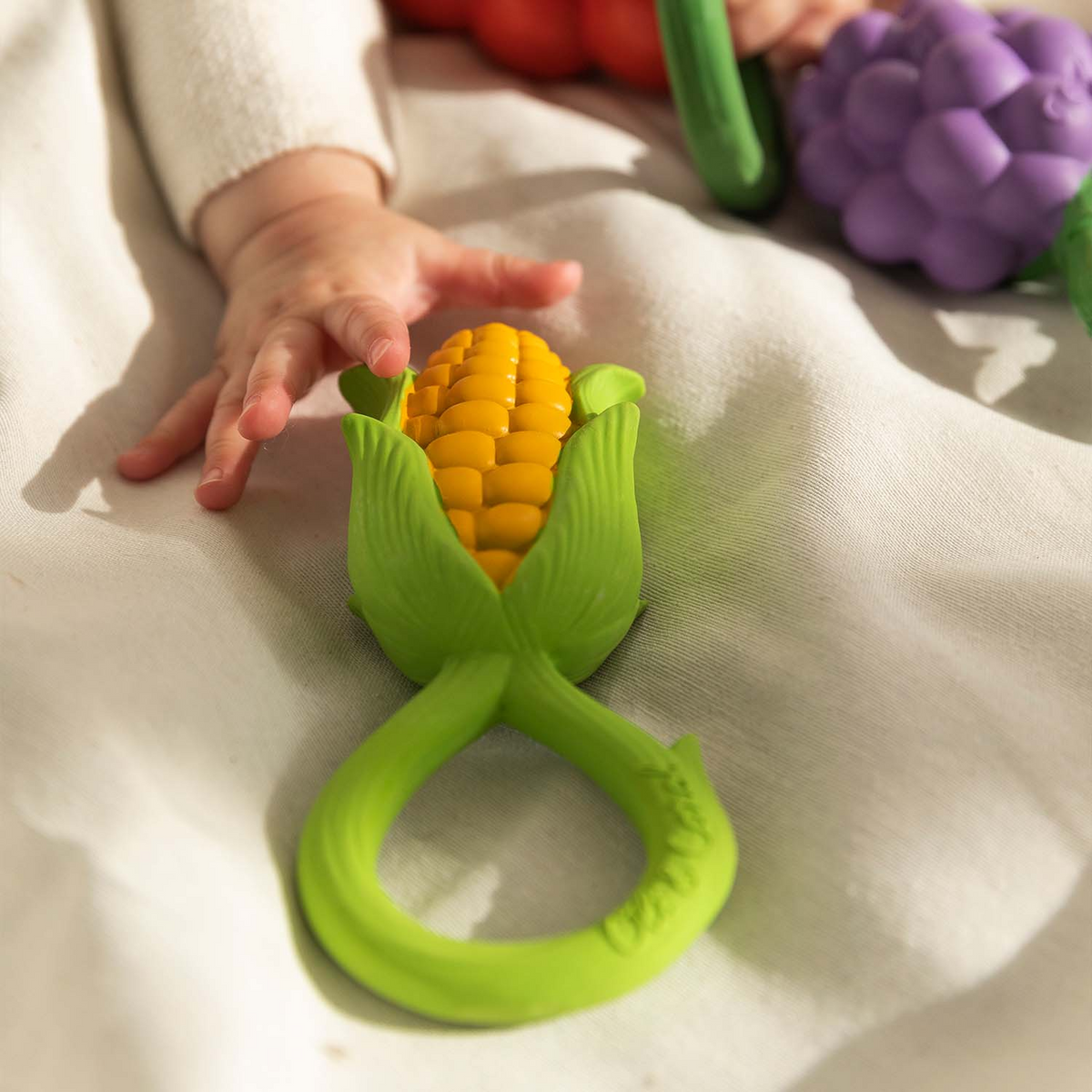 Corn Rattle Toy - Oli & Carol