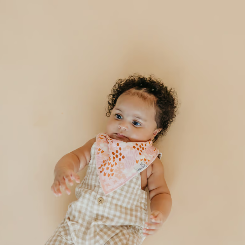 Rue Bandana Bibs - Copper Pearl