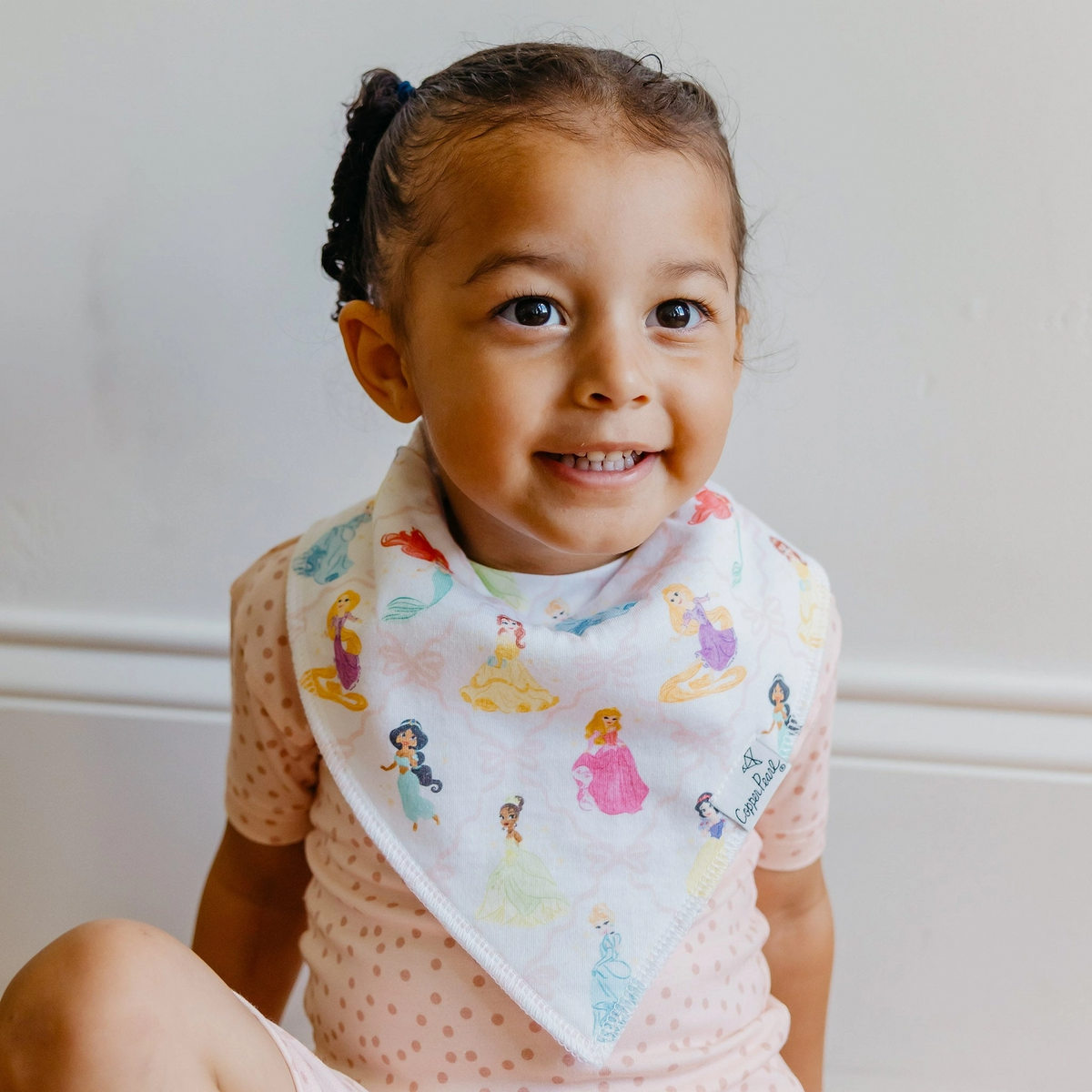 Disney Princess Bandana Bibs - Copper Pearl