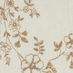 Latte Julia Floral Muslin Swaddle Blanket - Colored Organics