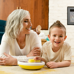 Lemon Yellow Large Snack Spinner Slide - GoBe