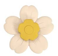 Daisy Teething Spinner - Three Hearts