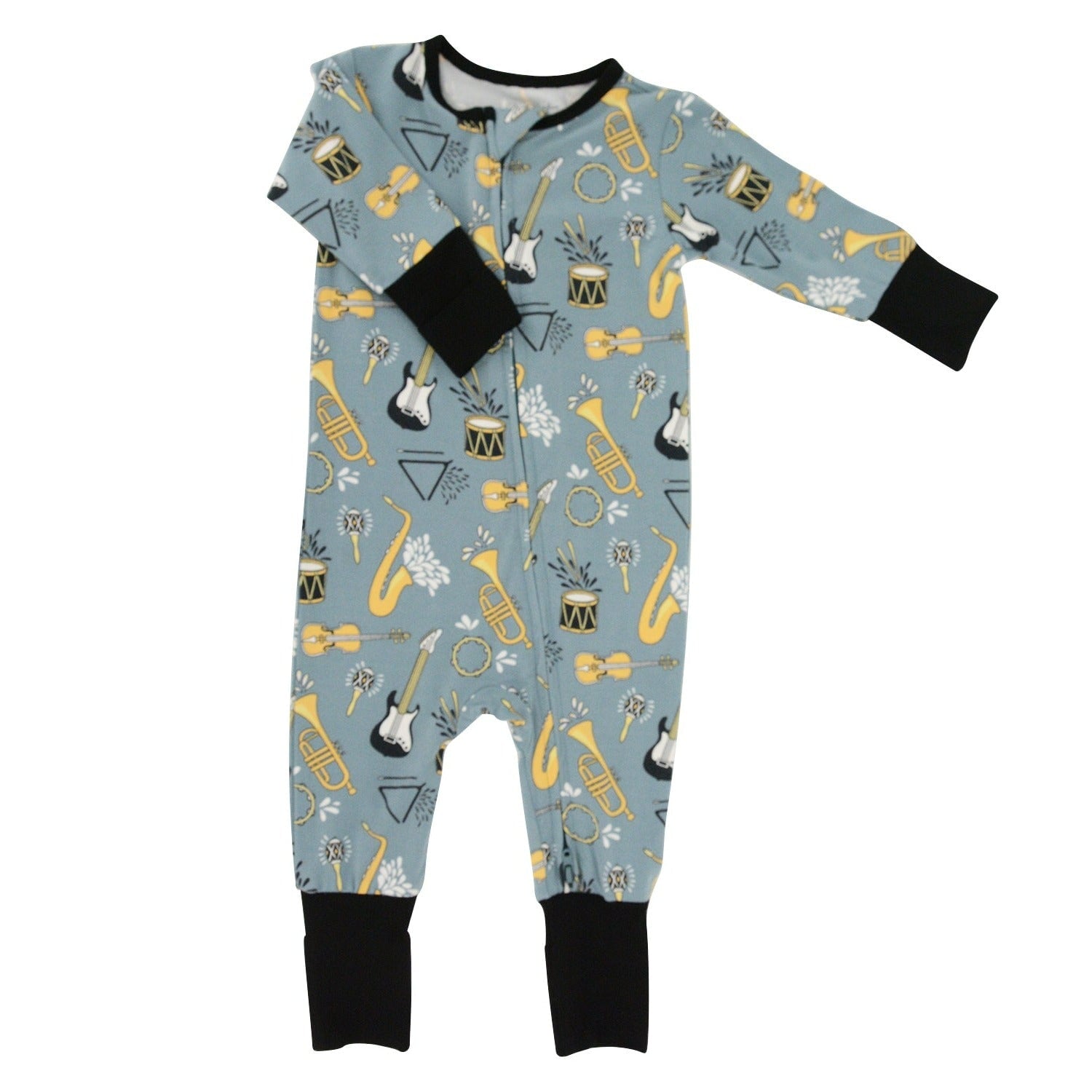 On That Note Convertible Romper - Sweet Bamboo