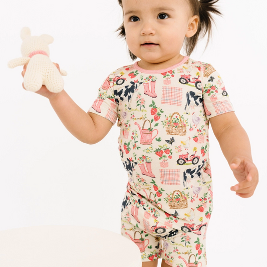 Blooming Homestead Shorts Set - Little One Shop
