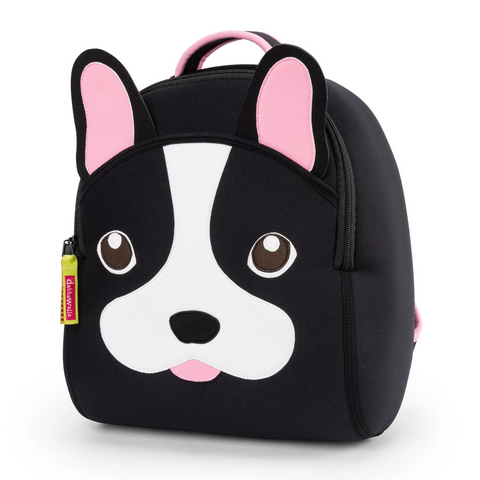 French Bulldog Preschool  Backpack - Dabbawalla Bags