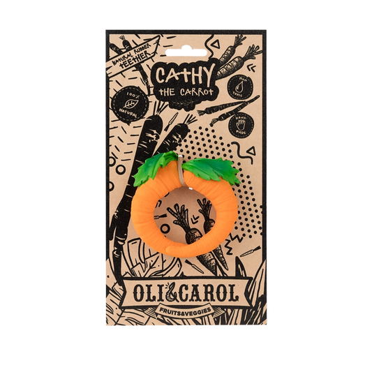Cathy the Carrot Teether - Oli & Carol
