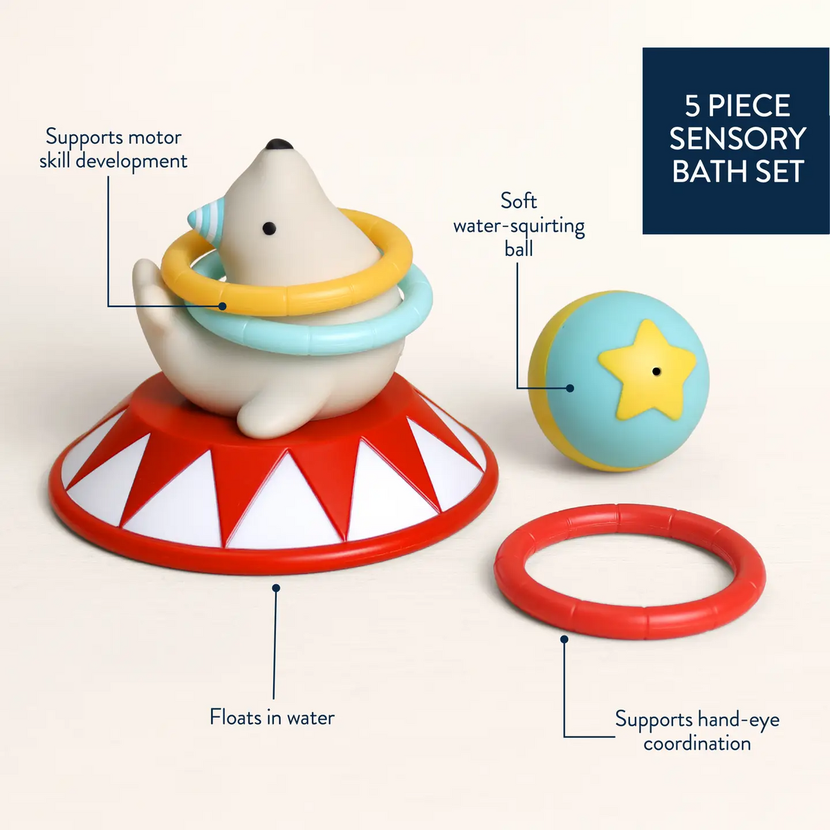 Circus Ring Toss Bath Toy -  Itzy Ritzy