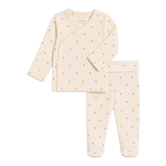 Macy Floral Ivory Mignon Set - Colored Organics