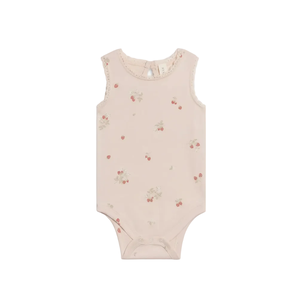 Raspberries Luna Lace Tank - Colored Organics