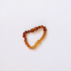 Raw Baltic Amber + Sunflower Anklet / Bracelet - CanyonLeaf