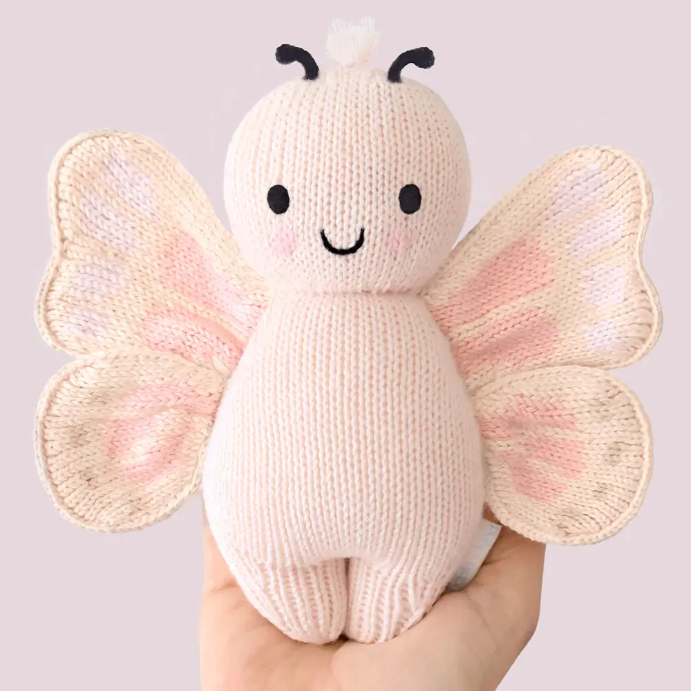 Baby Petal Pink Butterfly - Cuddle + Kind