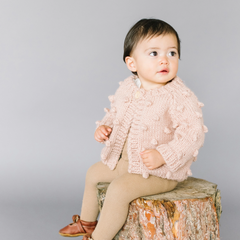 Blush Popcorn Cardigan - The Blueberry Hill