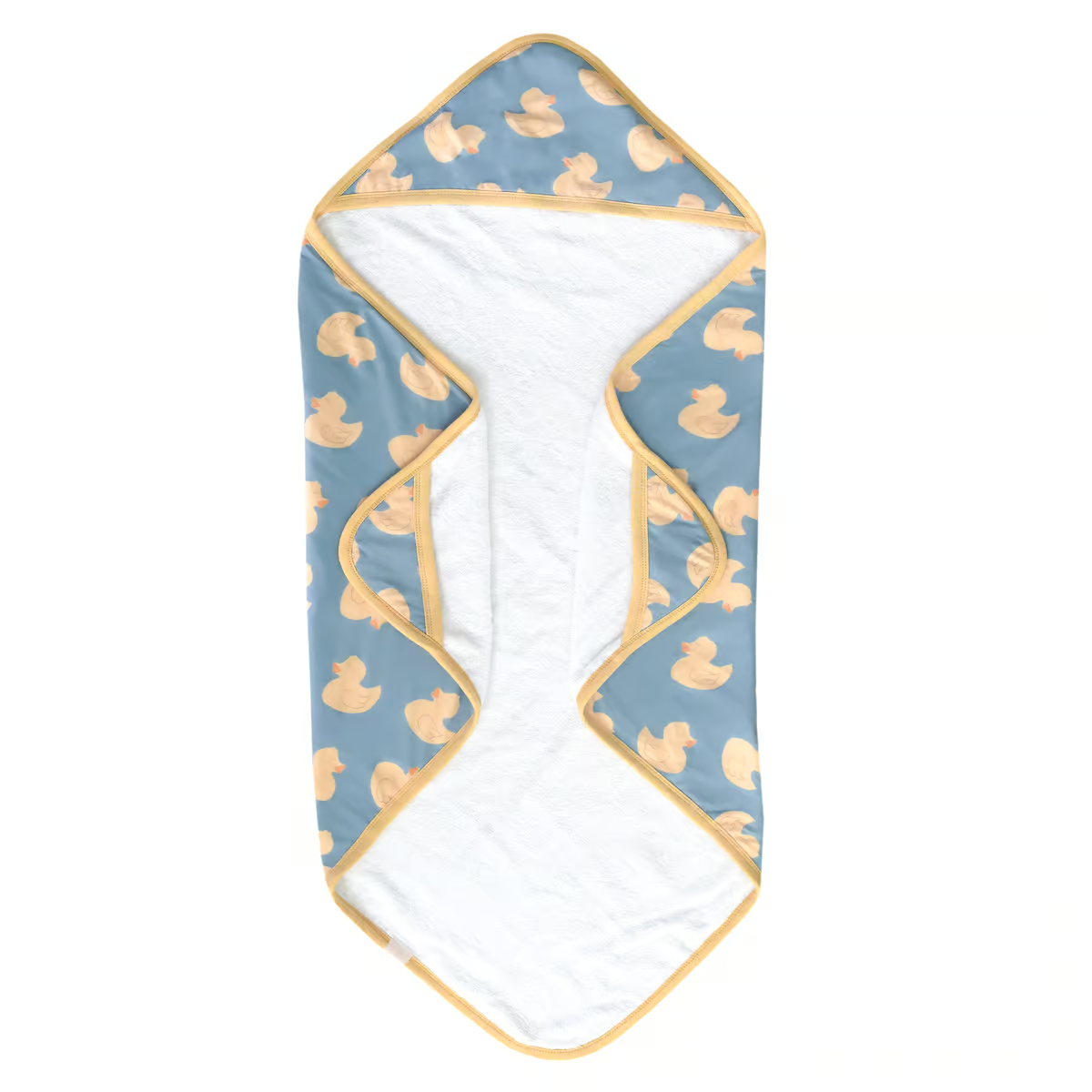 Ducky Knit Hooded Towel - Copper Pearl