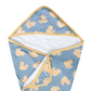 Ducky Knit Hooded Towel - Copper Pearl