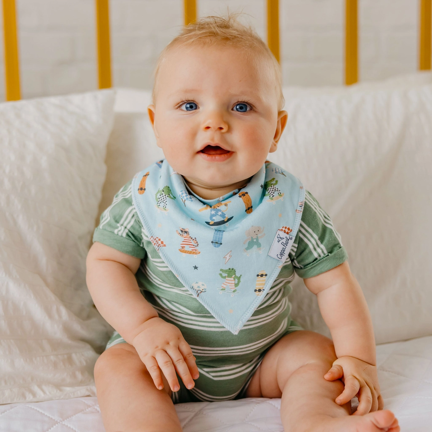 Speedster Bandana Bibs - Copper Pearl