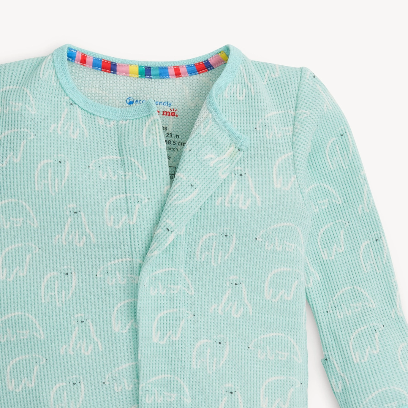 Blue Polaris Waffle Footie - Magnetic Me