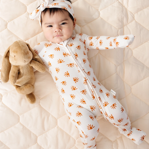Sunshine Dreams Footed Sleeper - Joss + J