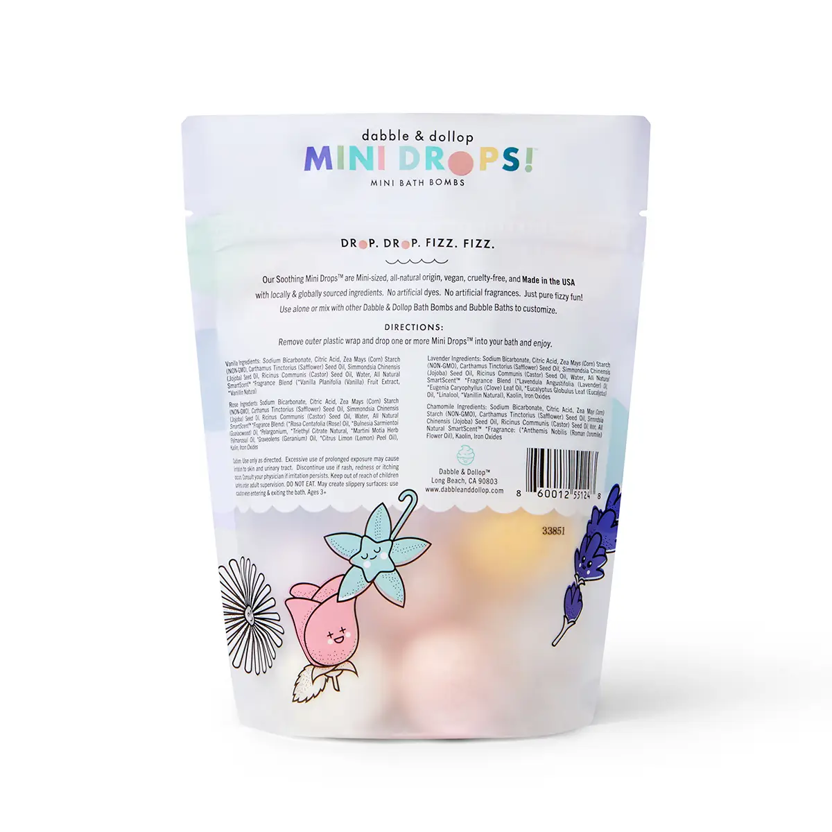 Soothing Mini Bath Bombs - Dabble & Dollop