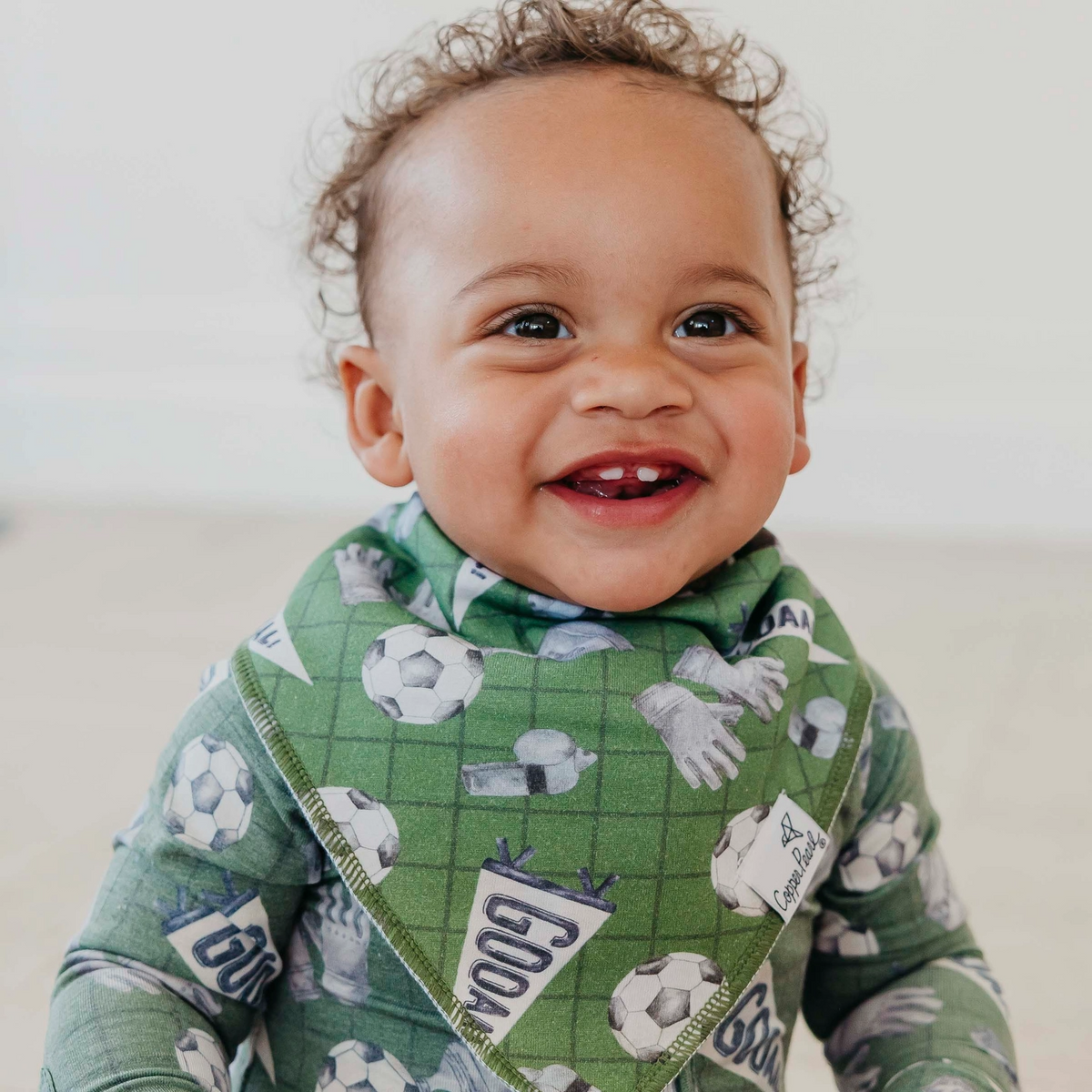 All Star Bandana Bibs - Copper Pearl