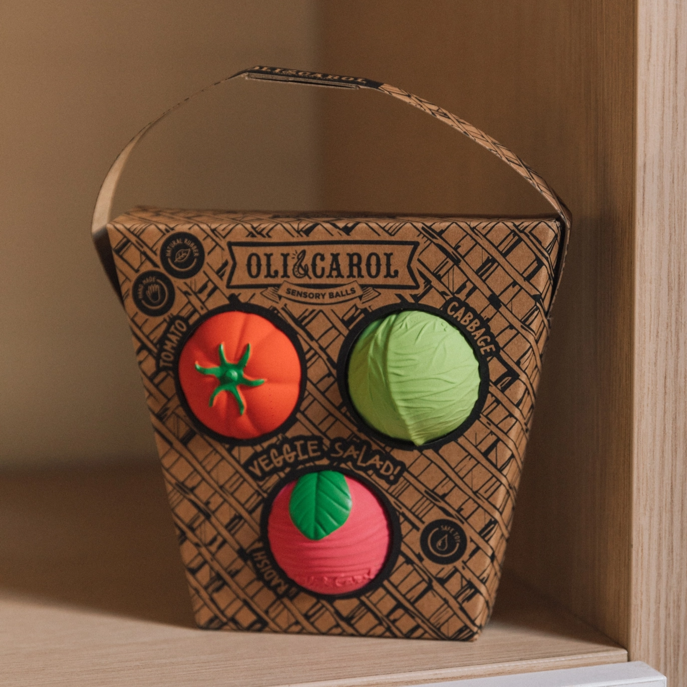 Veggie Salad Sensory Balls - Oli & Carol