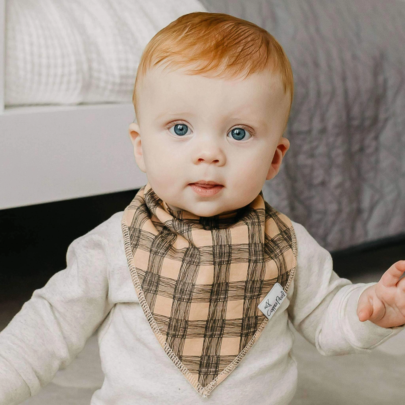 Jo Bandana Bibs - Copper Pearl