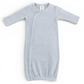 Dusty Blue Striped Gown - SIIX Collection