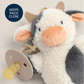 Cow Bitzy Pal & Pacifier -  Itzy Ritzy