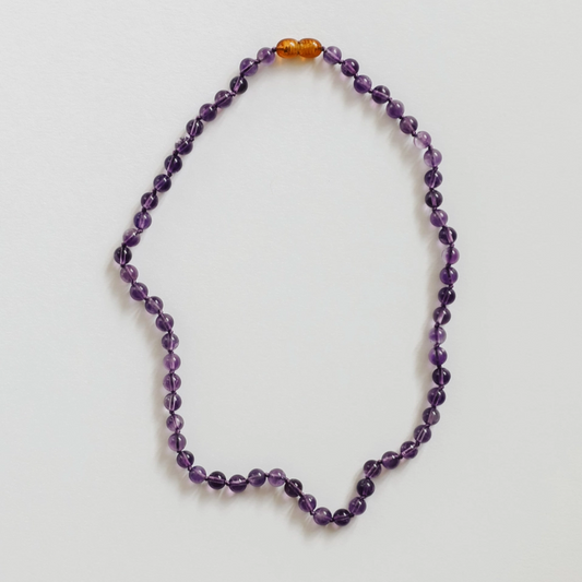 Pure Gemstone + Amethyst Necklace - CanyonLeaf