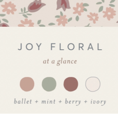 Joy Floral Baby Blanket - Colored Organics