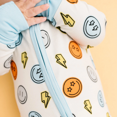 Electric Smiley Bamboo Sleeper - Little One Shop