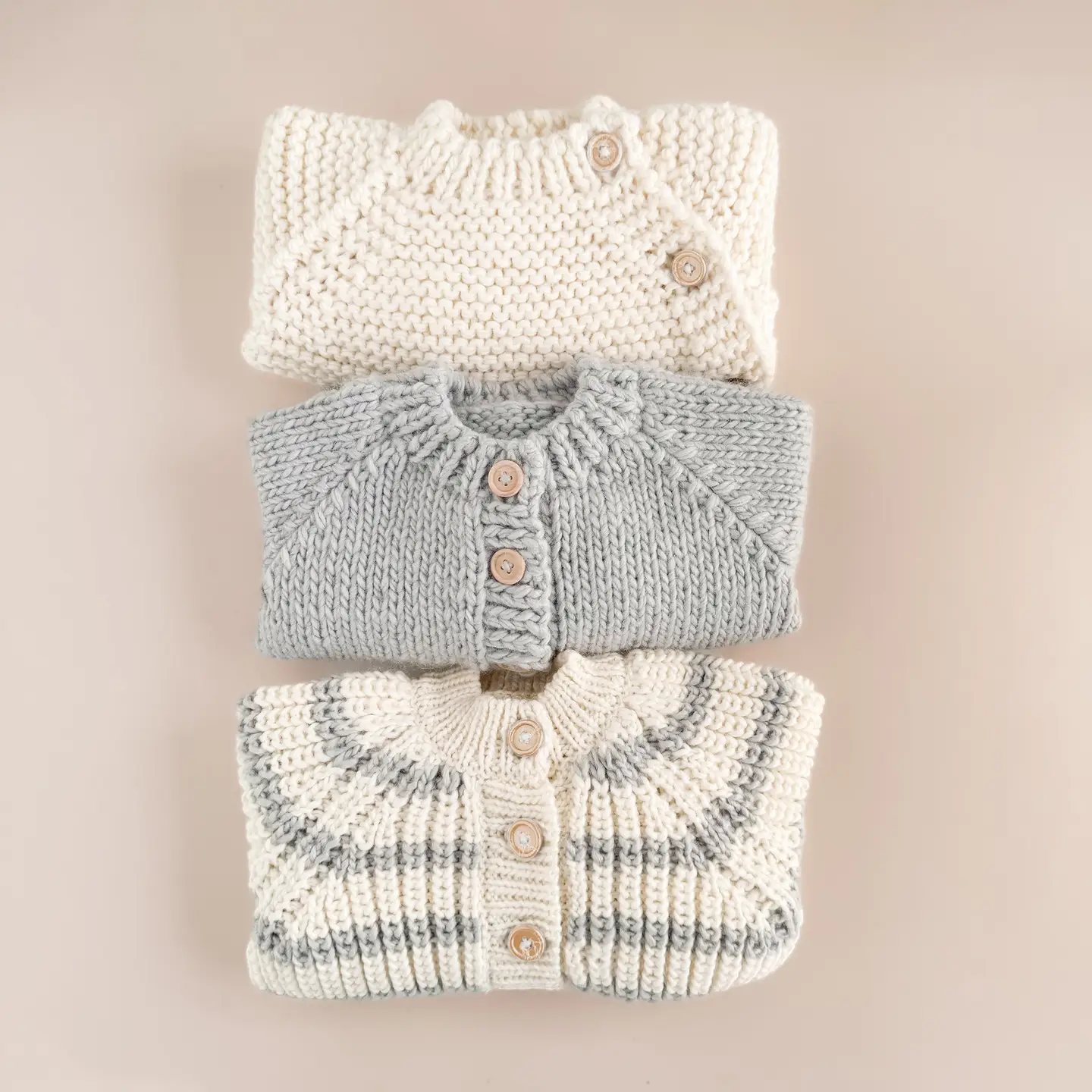 Bowie Gray Stripe Cardigan - The Blueberry Hill