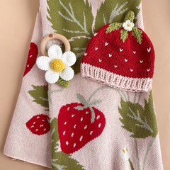 Addie Strawberry Beanie - The Blueberry Hill