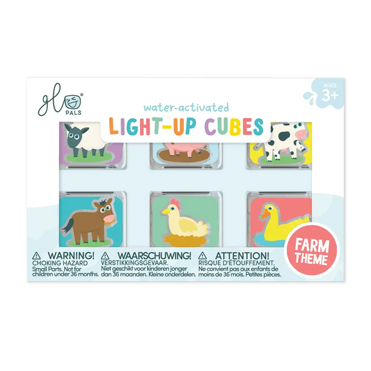Farm Light Up Cubes - Glo Pals