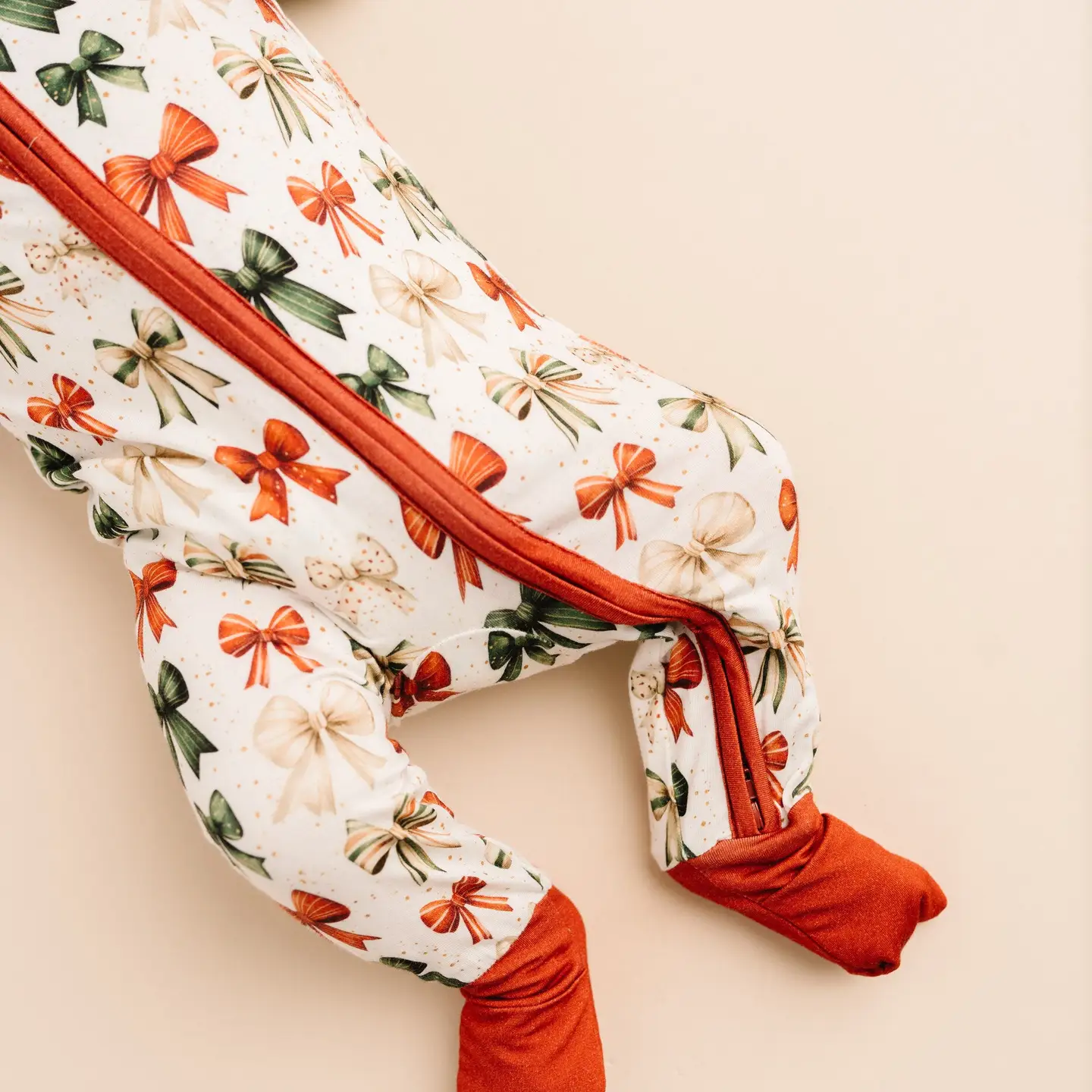 Holiday Bows Bamboo Sleeper - Little One Shop