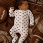 Football Pointelle Footie - SIIX Collection