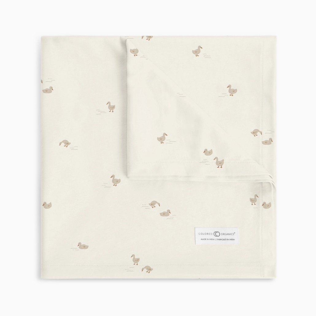 Chai & Oat Duck Swaddle - Colored Organics