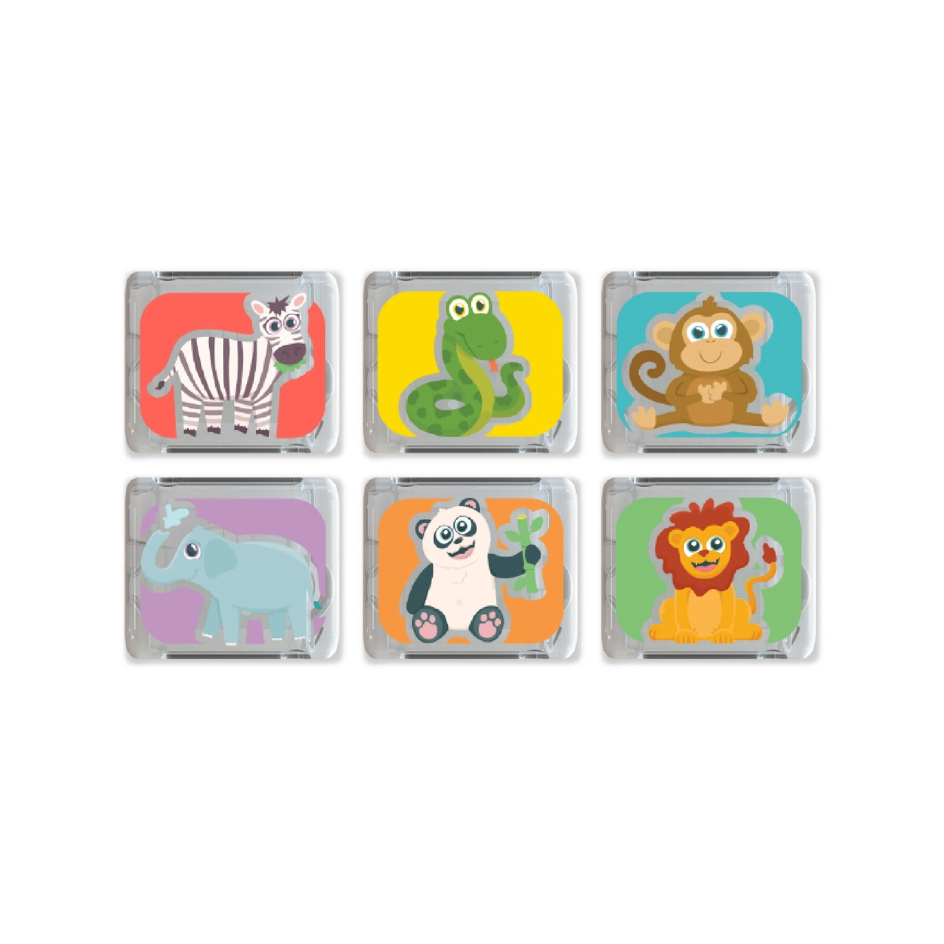 Zoo Light Up Cubes - Glo Pals