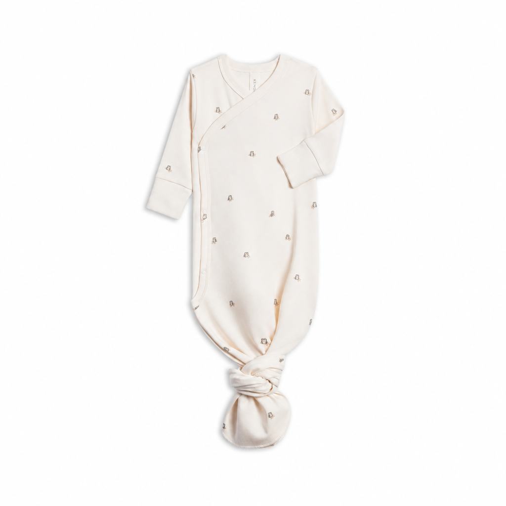 Owl Kimono Gown - Colored Organics
