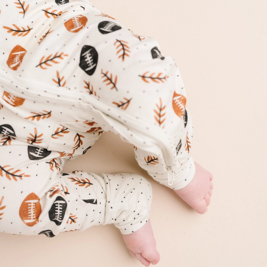 Boho Football Bamboo Sleeper - Little One Shop