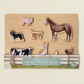 Farm Animals Chunky Wooden Puzzle - Paige Tate