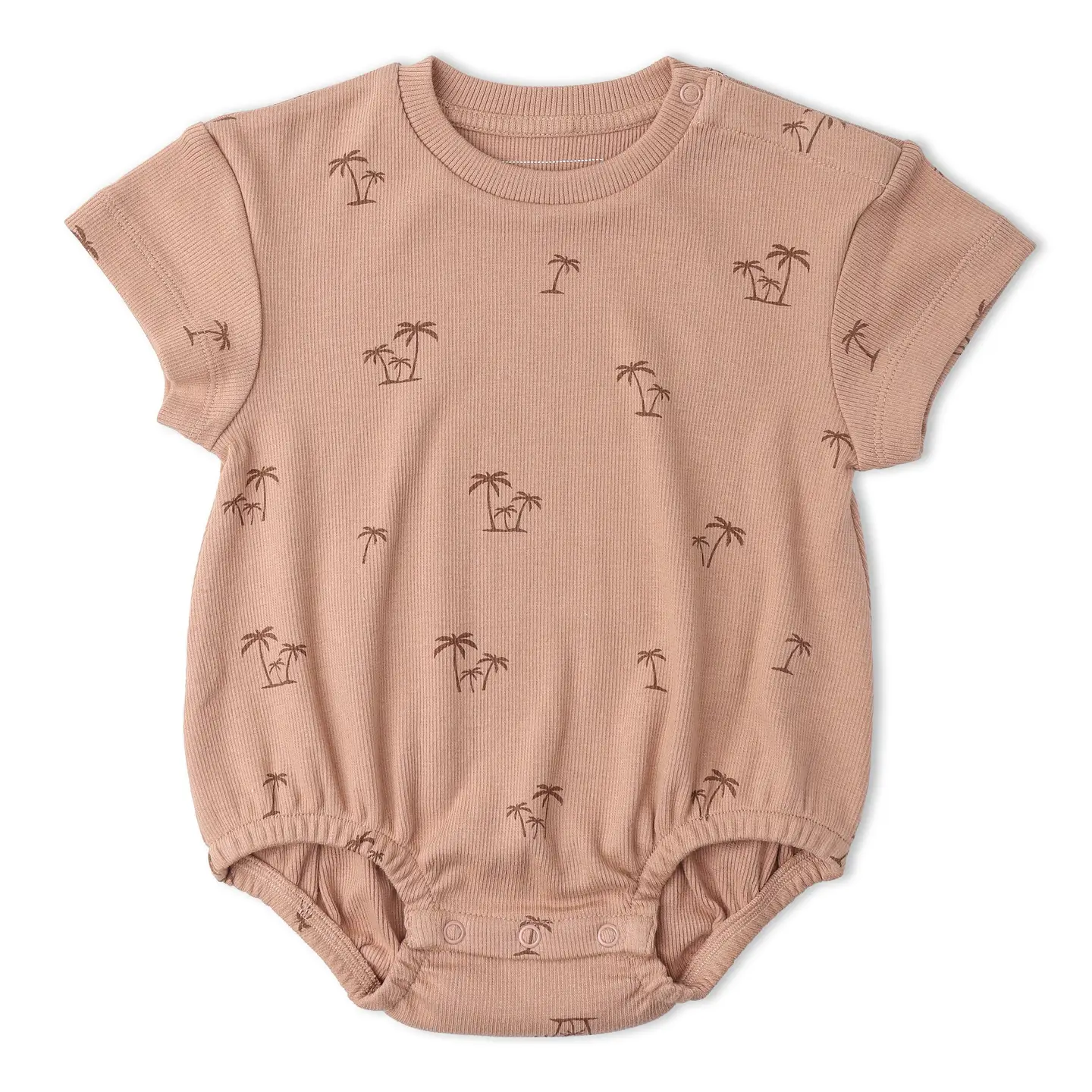 Island Palm Bubble Romper - Makemake Organics