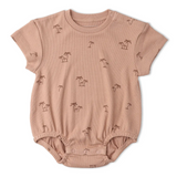 Island Palm Bubble Romper - Makemake Organics