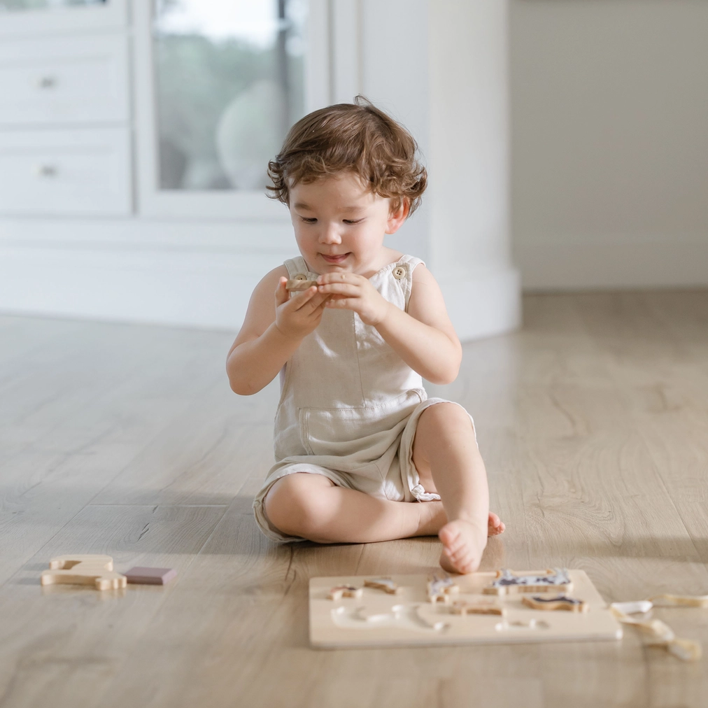 Farm Animals Chunky Wooden Puzzle - Paige Tate