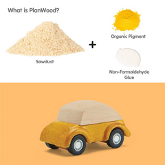 Yellow Car - Plan Toys