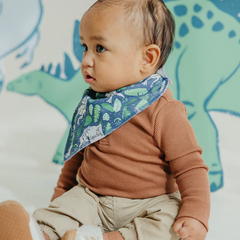 Jurassic Park Bandana Bibs - Copper Pearl