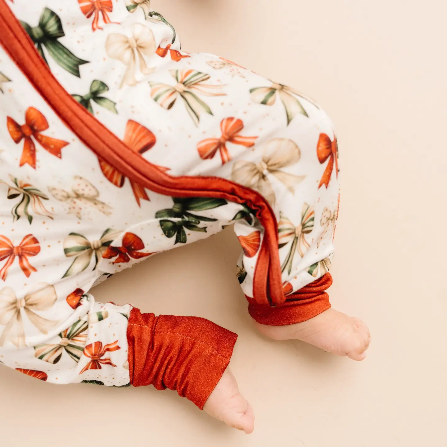 Holiday Bows Bamboo Sleeper - Little One Shop