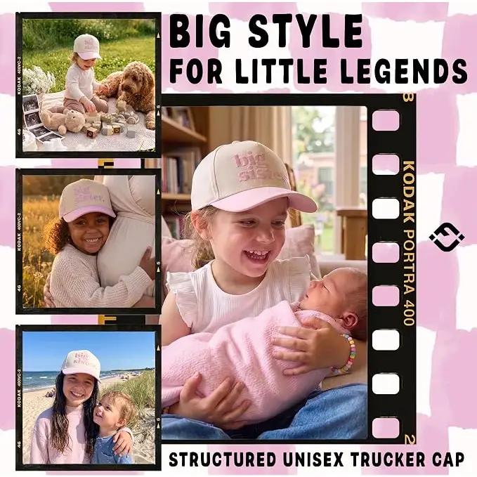 Big Sister Two Tone Hat - Funky Junque
