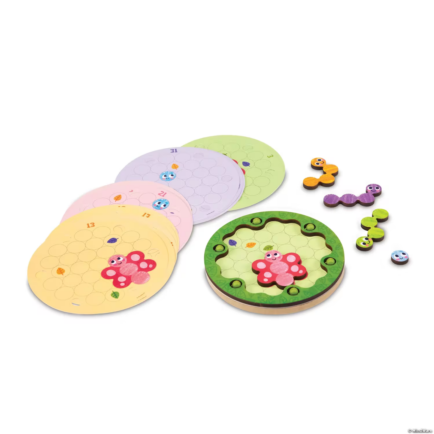Color Clue Caterpillars Game - Peaceable Kingdom