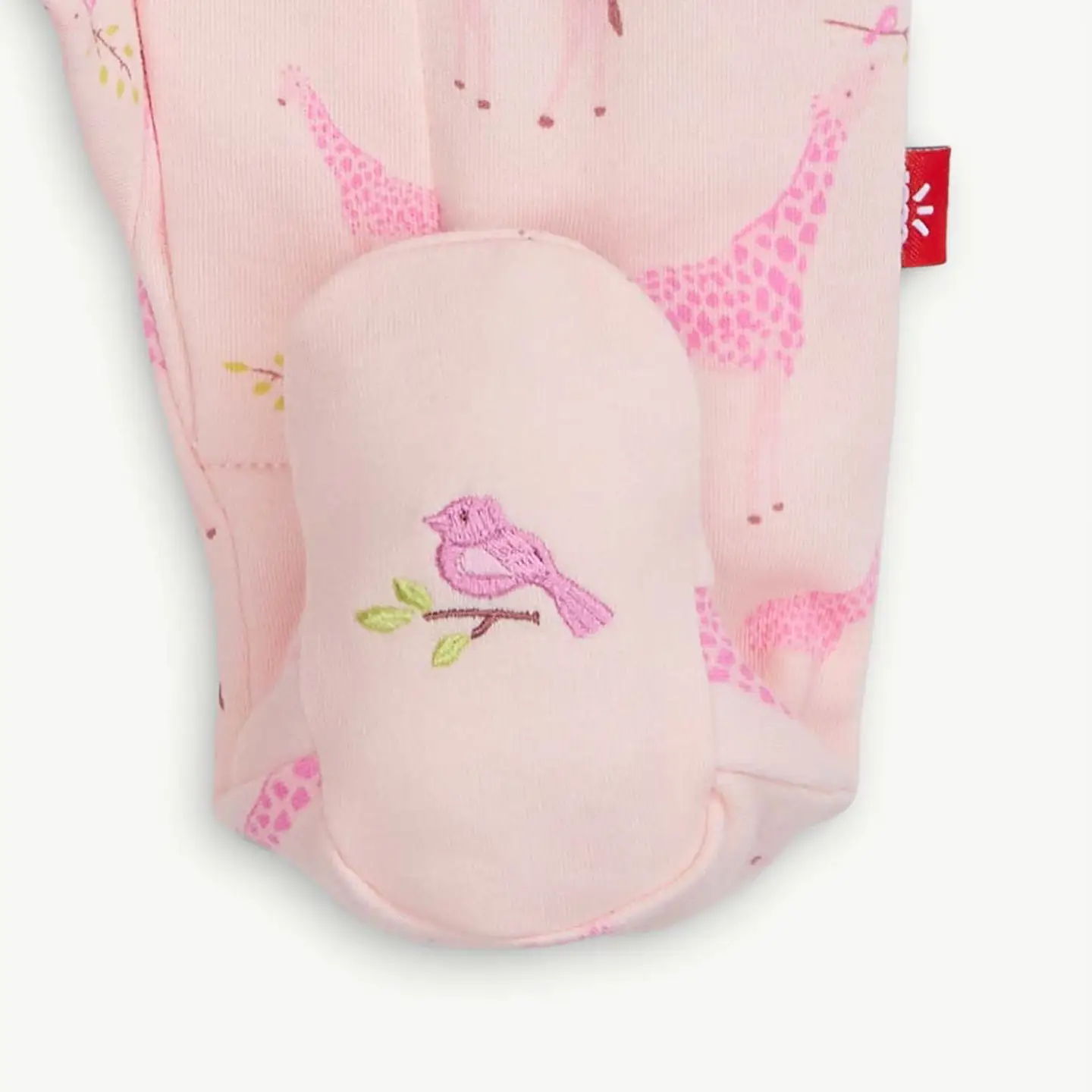Pink Jolie Giraffe Organic Cotton Footie - Magnetic Me